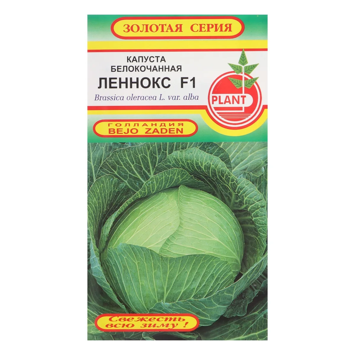 Семена Капуста белокочанная Леннокс 0,07 г Plant — фотография товара