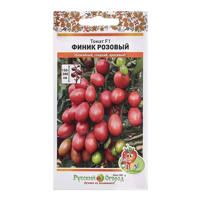 Семена Томат Финик розовый Вкуснятина Русский Огород — фотография товара