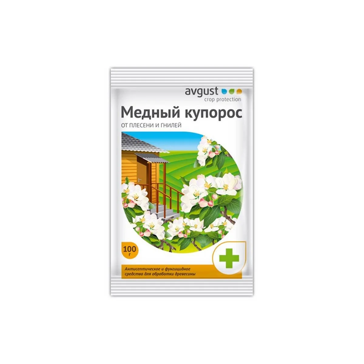 Медный купорос Август 300 г — фотография товара