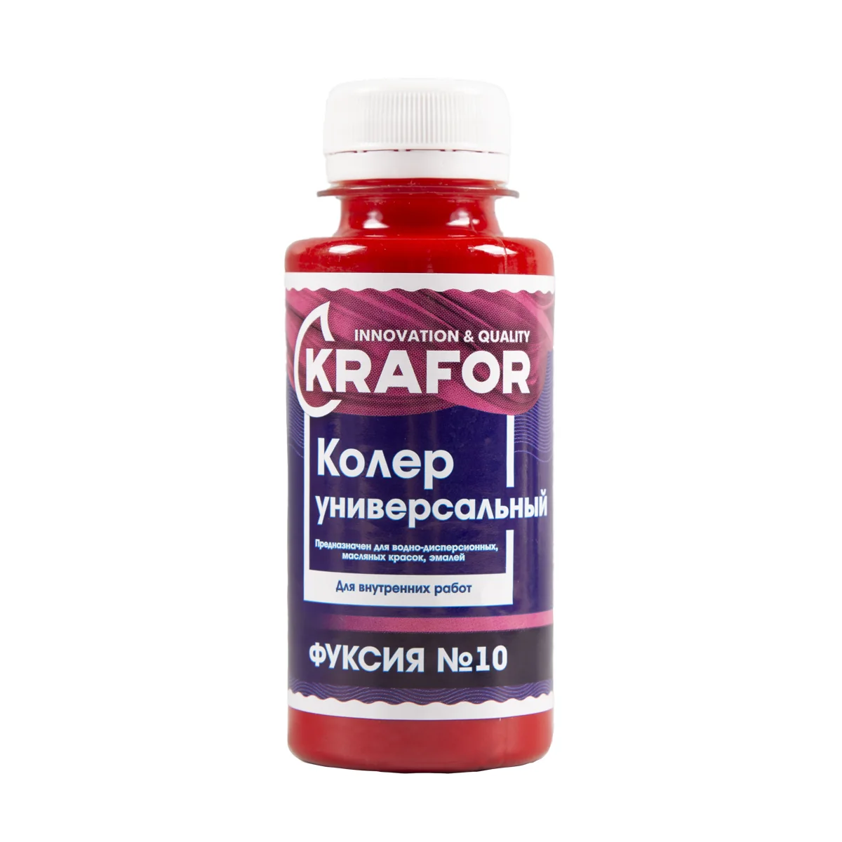 Колер №10 Фуксия 100 мл Krafor — фотография товара