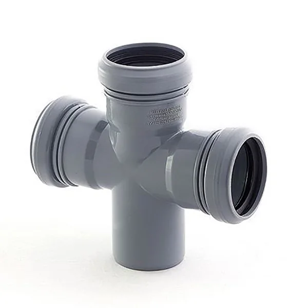 Крестовина канализационная d110х110х110х90" — фотография товара