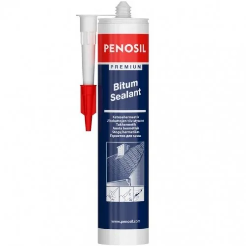 Герметик кровельный Penosil Bitum Sealant 933 битумный 280 мл — фотография товара