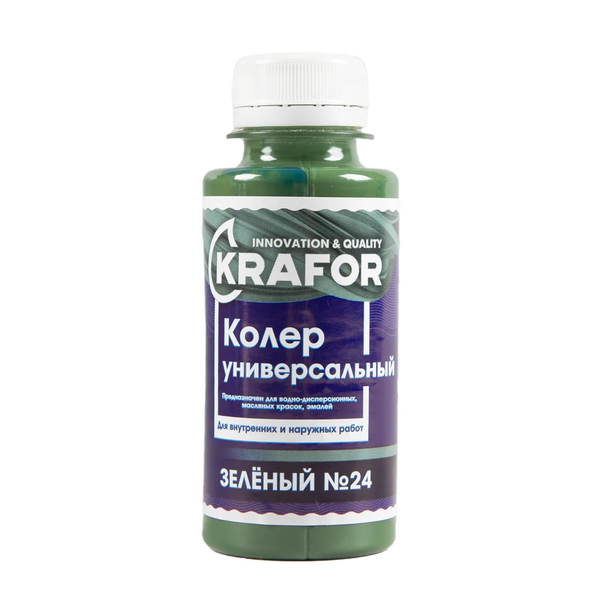 Колер №24 Зеленый 100 мл Krafor — фотография товара