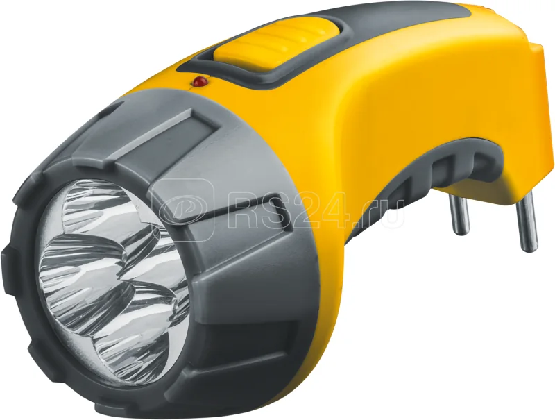 Фонарь аккумуляторный 94 951 NPT-CP03-ACCU 4LED аккум. 4В 500мА.ч прямое ЗУ пластик. NAVIGATOR 94951 — фотография товара