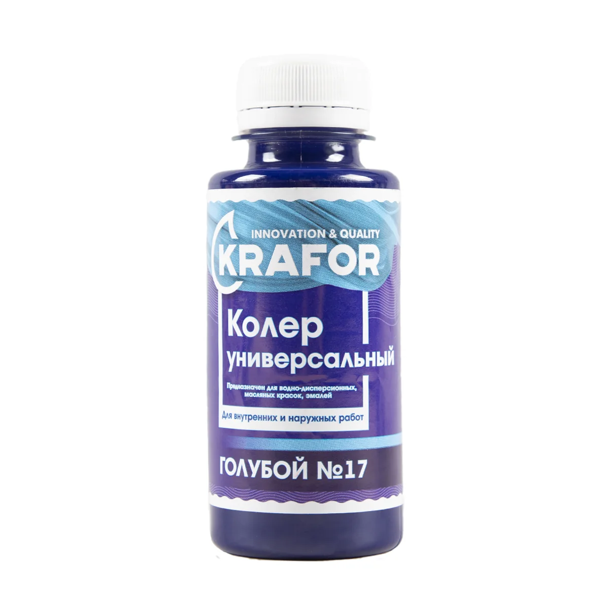 Колер №17 Голубой 100 мл Krafor — фотография товара