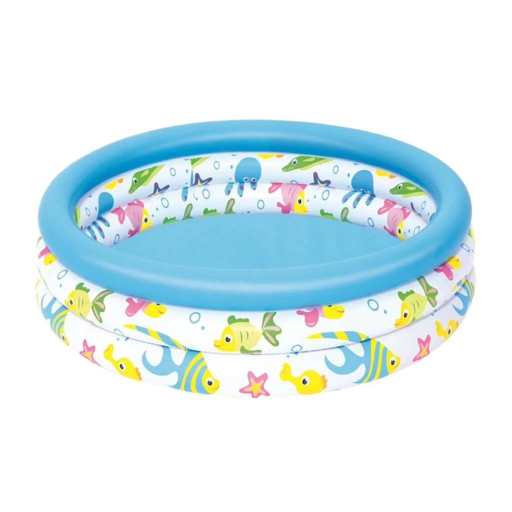 Бассейн надувной 102х25 см 101 л Coral Kids Bestway 51008BW — фотография товара
