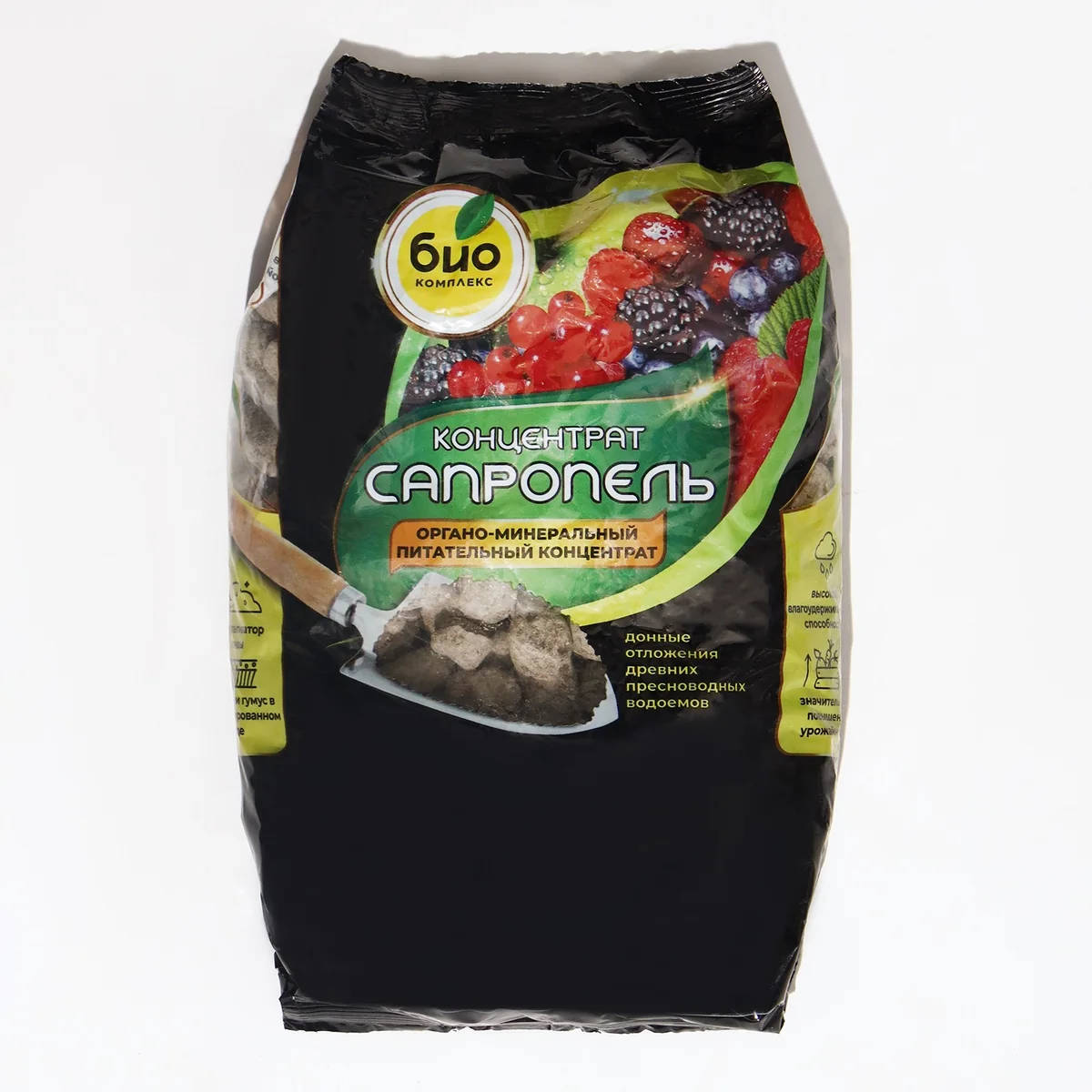 Удобрение сухое Сапропель 1 л суперконцентрат БИО-комплекс — фотография товара