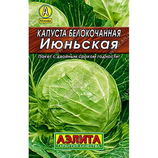 Семена Капуста белокачанная Июньская Аэлита — фотография товара