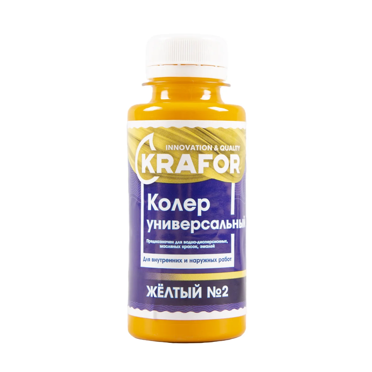 Колер №2 Желтый 100 мл Krafor — фотография товара