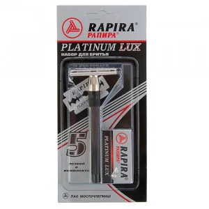 Набор для бритья RAPIRA PLATINUM LUX — фотография товара