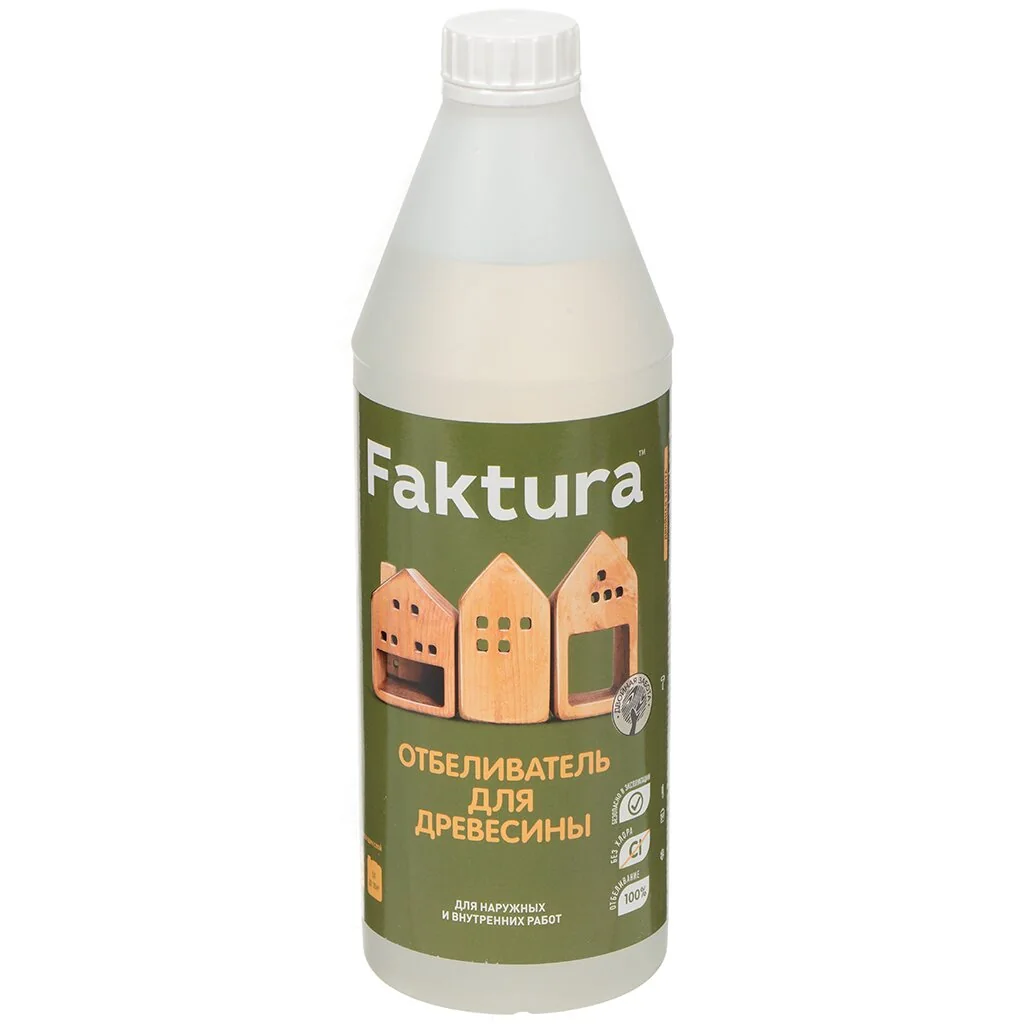 Отбеливатель для древесины Faktura 1 л — фотография товара