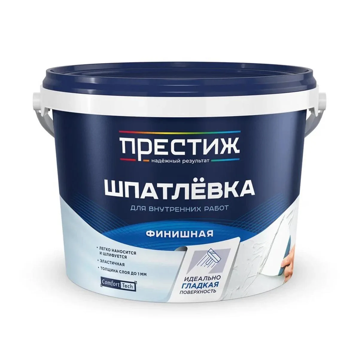 Шпатлевка готовая Престиж финишная 3 кг — фотография товара