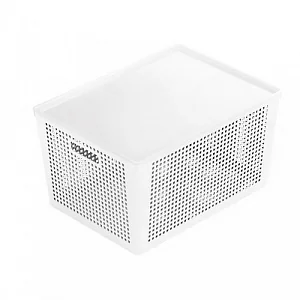 Корзинка ПВХ для хранения с крышкой 25 л Traymix ПолимерБыт — фотография товара
