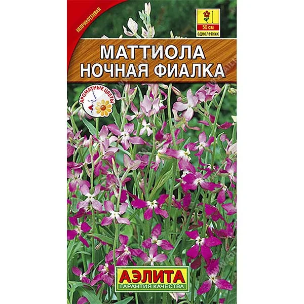 Семена цветов Маттиола Ночная фиалка Аэлита — фотография товара