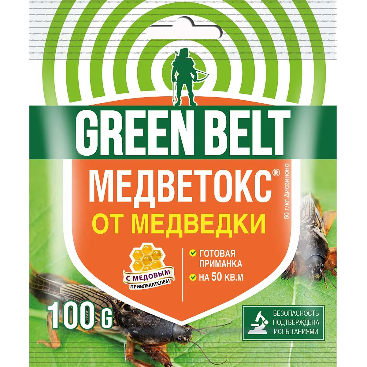 Медветокс 100 г от медведки Грин Бэлт — фотография товара