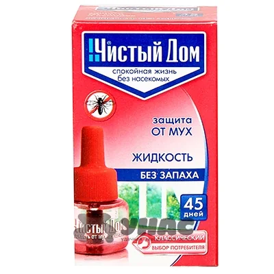 Жидкость от мух Чистый дом 45 дней — фотография товара