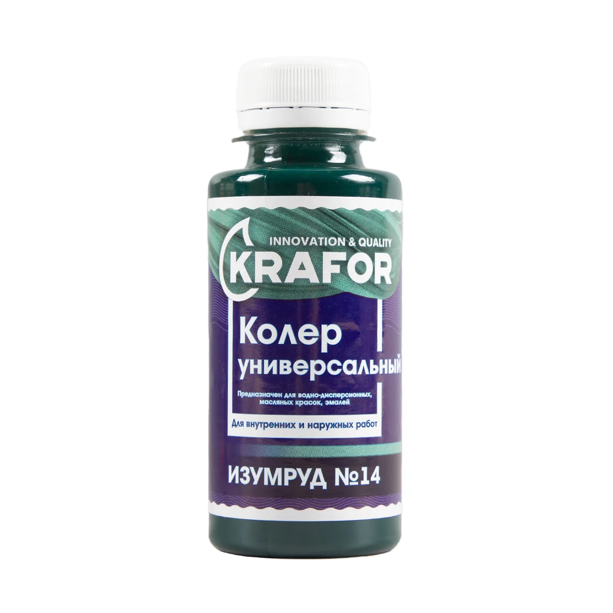 Колер №14 Изумруд 100 мл Krafor — фотография товара