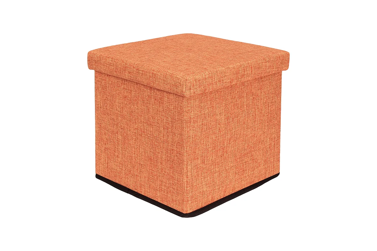Пуфик складной 30х30х30 см Orange — фотография товара