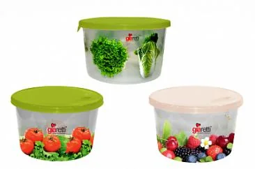Контейнер для хранения и заморозки продуктов 0,75 л  Браво круглая — фотография товара