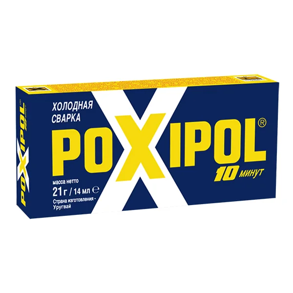 Холодная сварка Poxipol Серый 14 мл — фотография товара