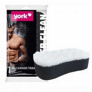 Губка для тела York Black & White — фотография товара