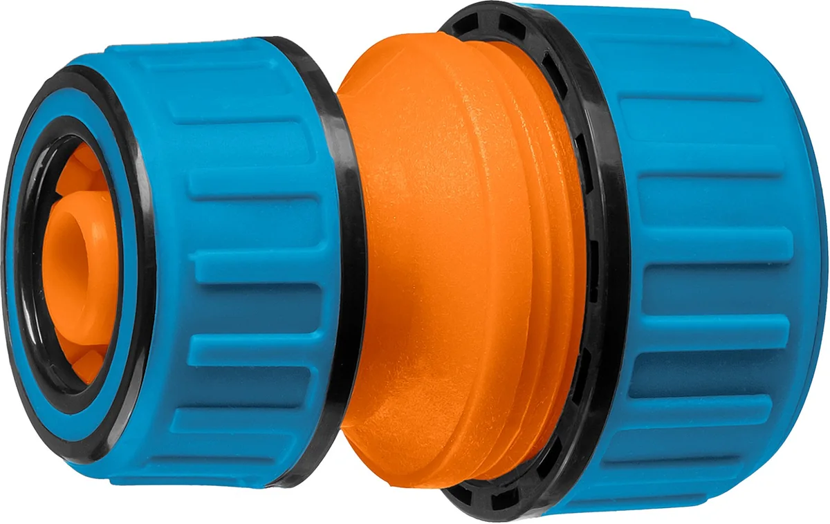 Муфта ремонтная для шланга 1/2″х3/4" ПВХ Grinda ProLine — фотография товара