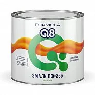 Эмаль для пола ПФ-266 1,8 кг Глянцевая Золотисто-коричневая Formula Q8 — фотография товара