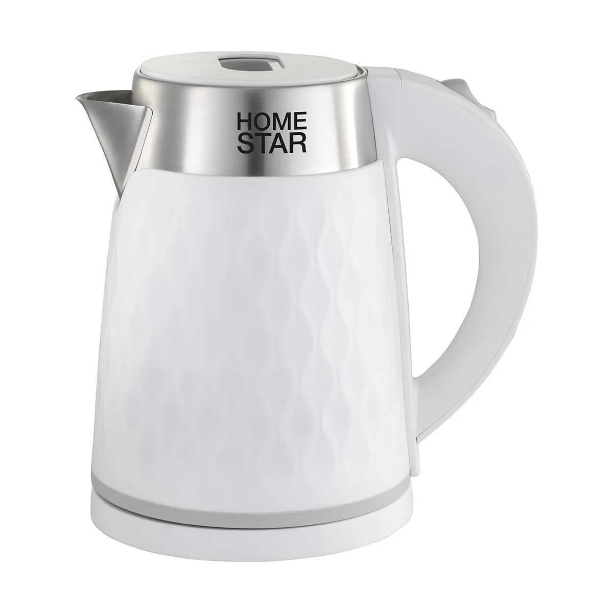 Чайник электрический 1,7 л ПВХ 1500 кВт HS-1021 Homestar Белый — фотография товара