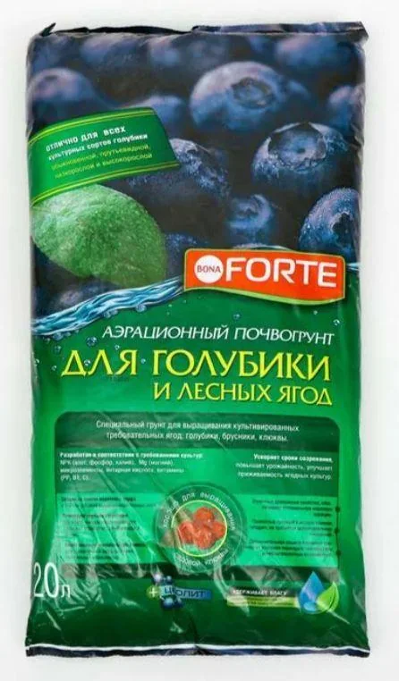 Грунт Бона Форте для Голубики и лесных ягод 20 л — фотография товара