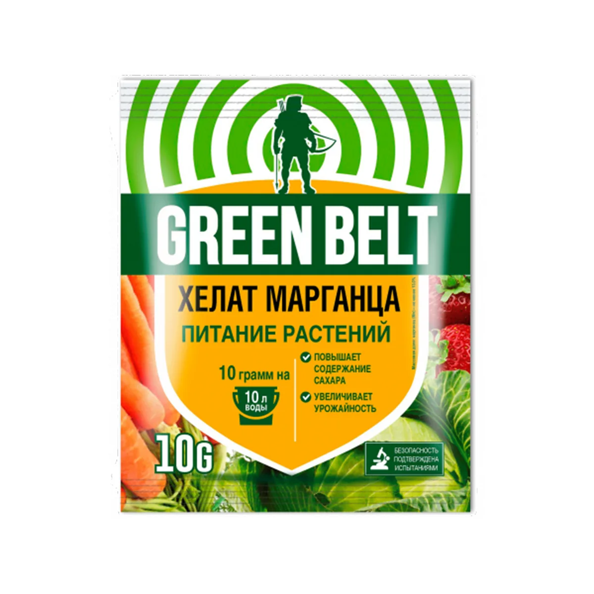 Удобрение Хелат марганца 10 г Green Belt — фотография товара