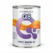 Грунт-эмаль по ржавчине Formula Q8 3в1 Зеленая 0,9 кг — фотография товара