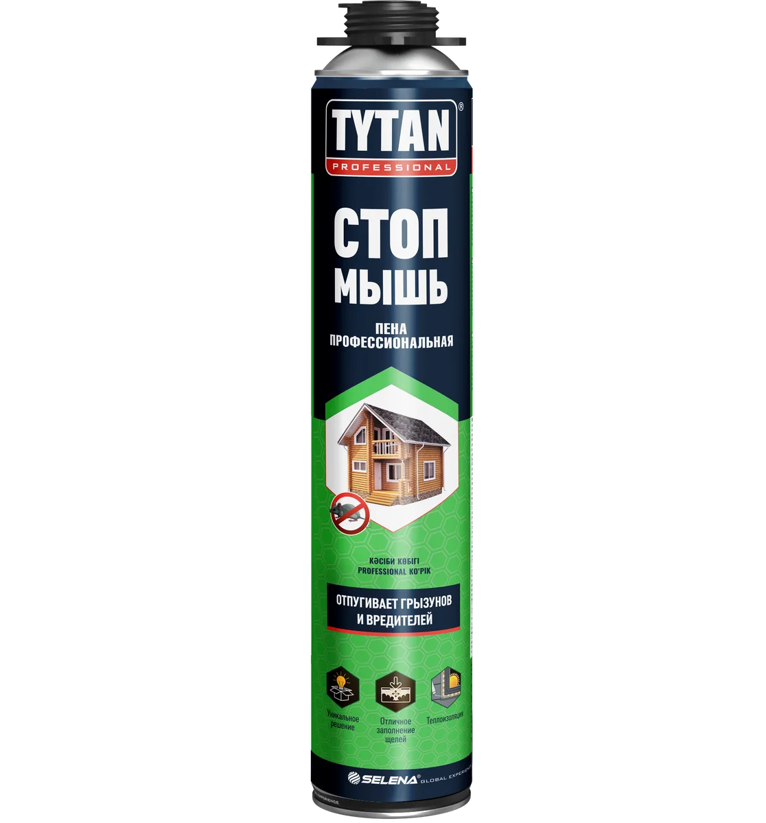 Пена монтажная проф. Titan Стоп Мышь 55 л — фотография товара