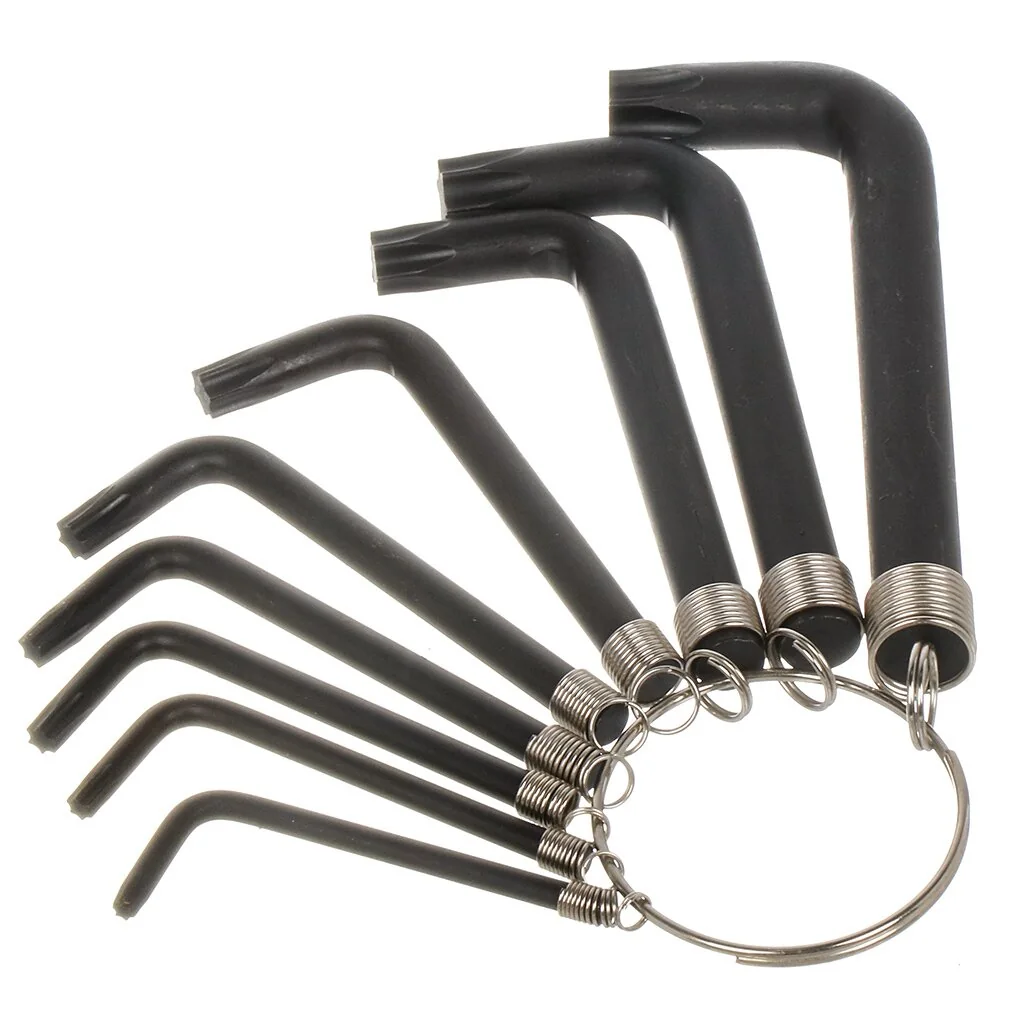 Набор ключей имбусовых Звездочка Torx на кольце 9 шт Bartex — фотография товара