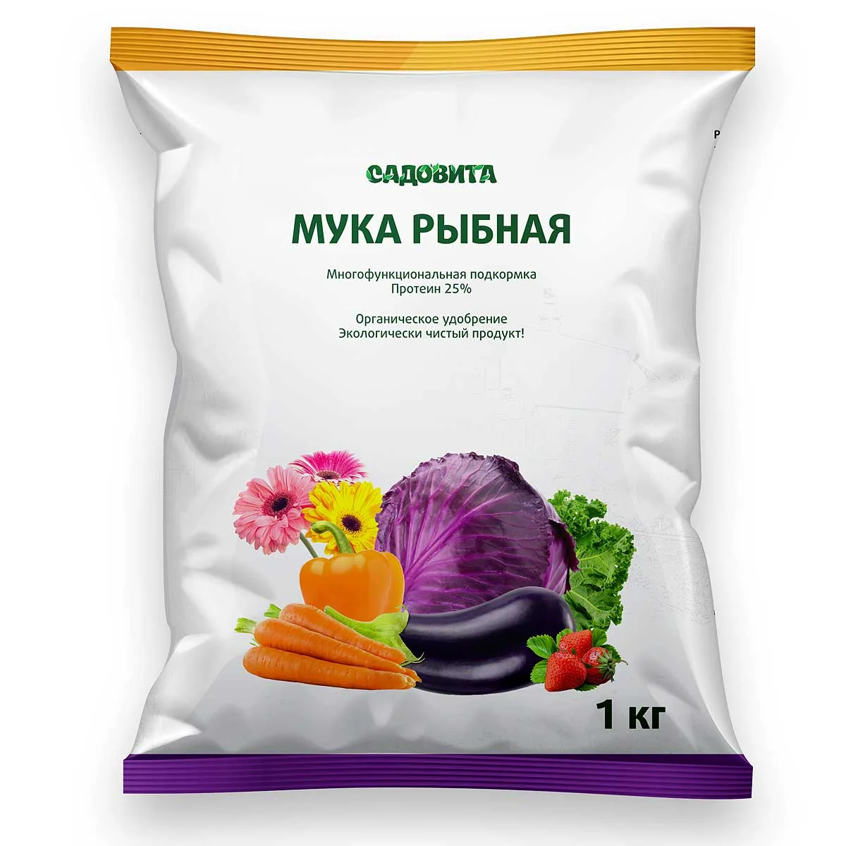 Мука рыбная 1 кг Садовита — фотография товара