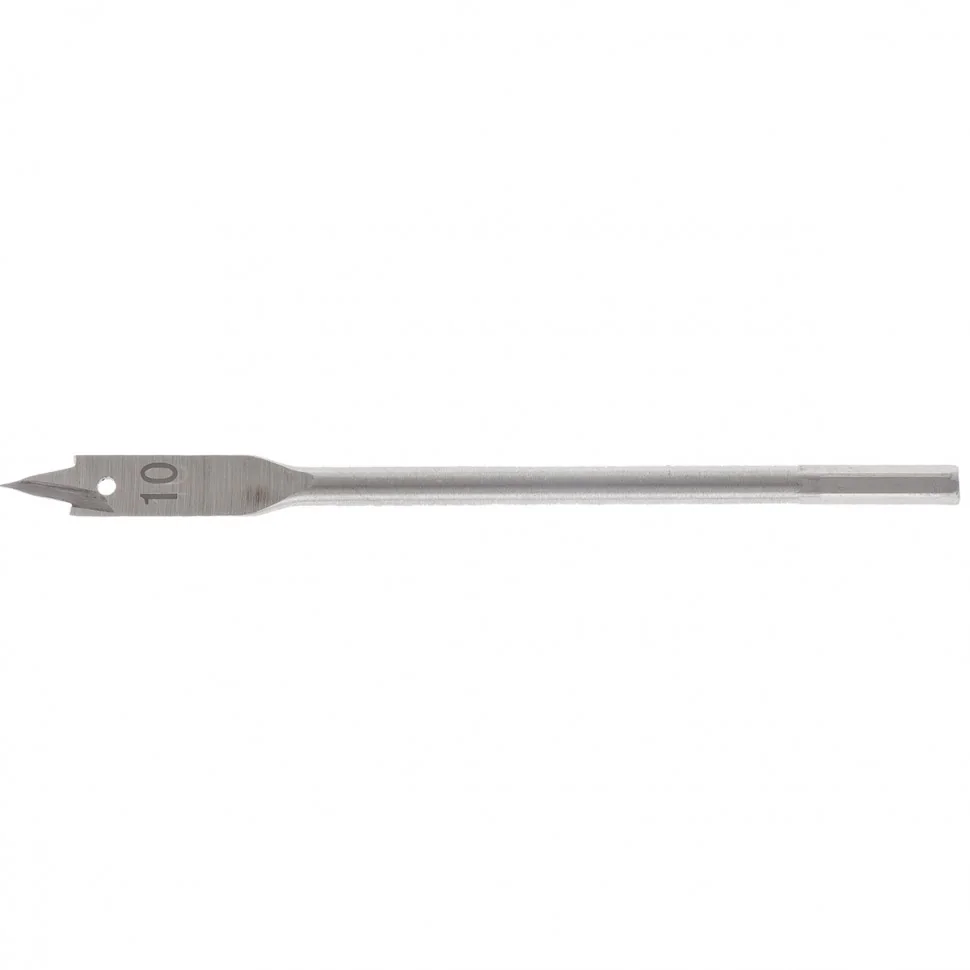 Сверло по дереву перовое 10 мм Сибртех 70360 — фотография товара
