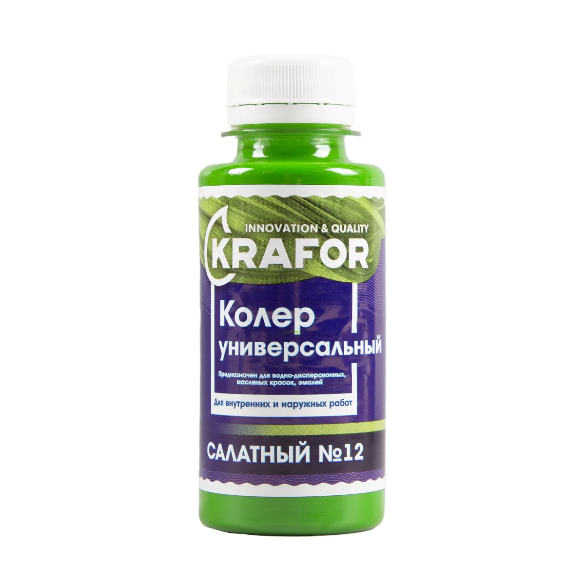 Колер №12 Салатный 100 мл Krafor — фотография товара