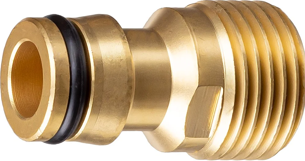 Адаптер для шланга с внешней резьбой 1/2" Латунь Grinda ProLine BE-12 — фотография товара