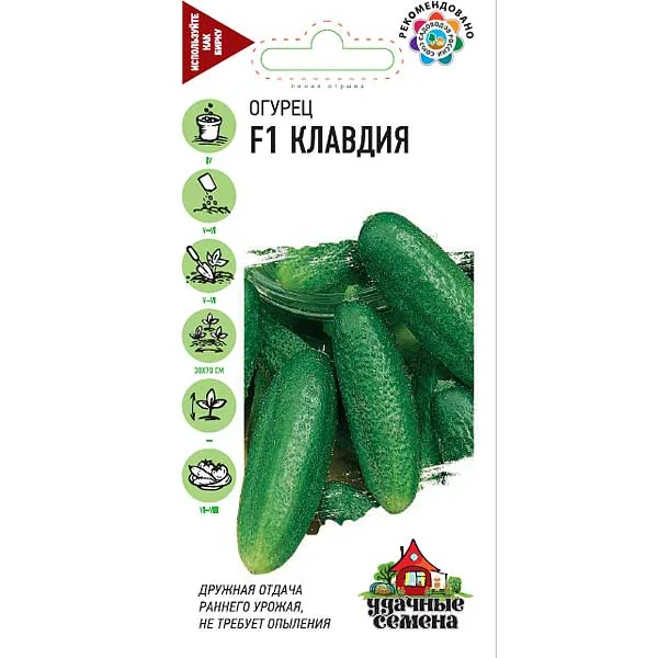 Семена Огурец Клавдия Удачные семена — фотография товара