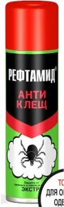Аэрозоль Рефтамид Антиклещ 145 мл — фотография товара
