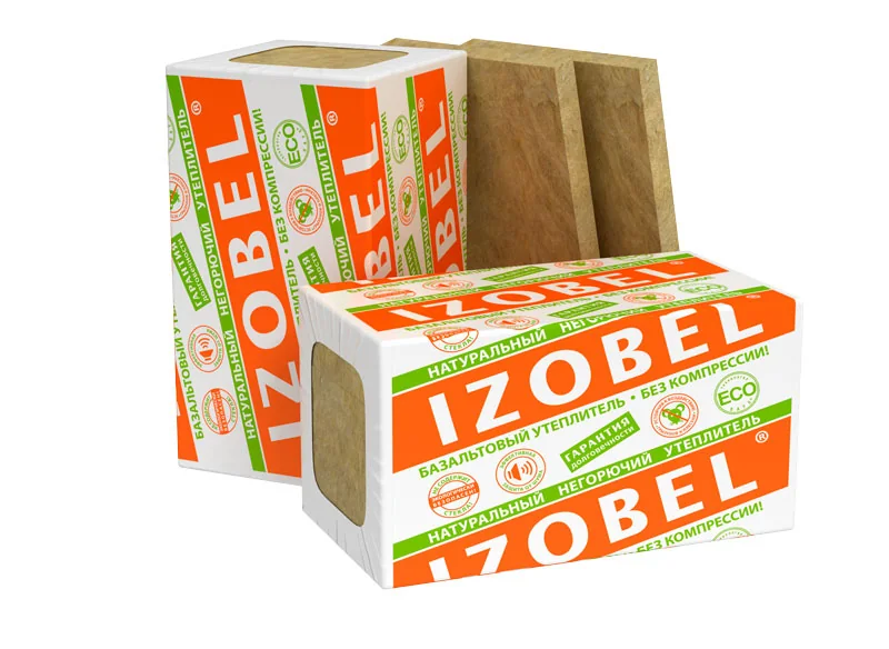 Утеплитель Izobel П25 50 мм 1,2х0,6 м 8 шт 5,76 м2 — фотография товара