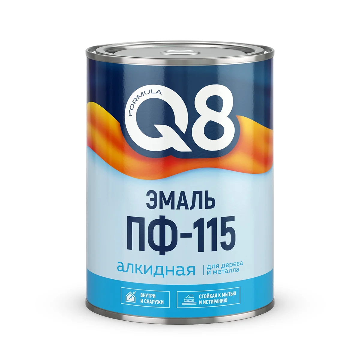 Эмаль ПФ-115 Formula Q8 Зеленая 0,8 кг — фотография товара