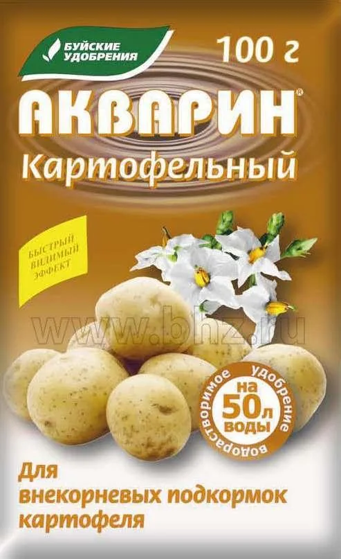 Удобрение сухое Акварин Картофельный 100 г Буйские Удобрения — фотография товара