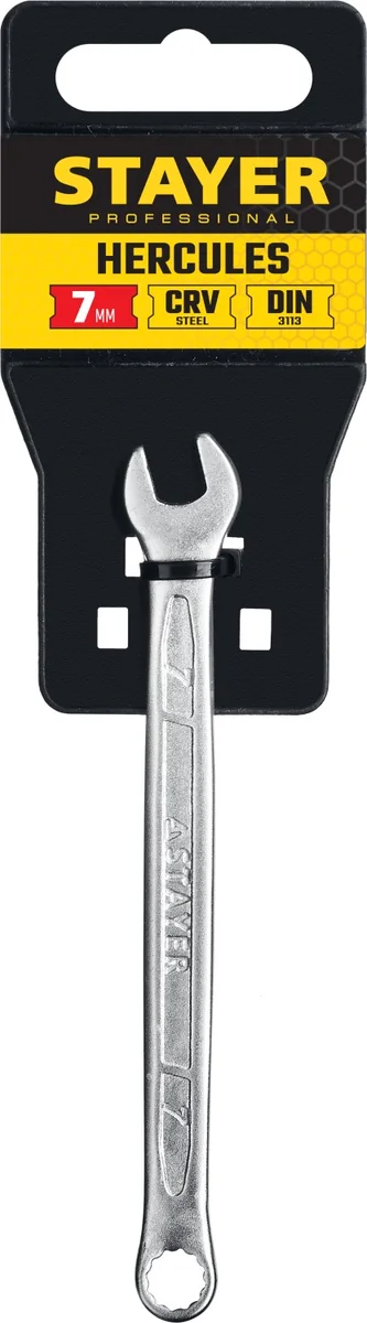 Ключ комбинированный Stayer Hercules 7 мм 27081-07 — фотография товара