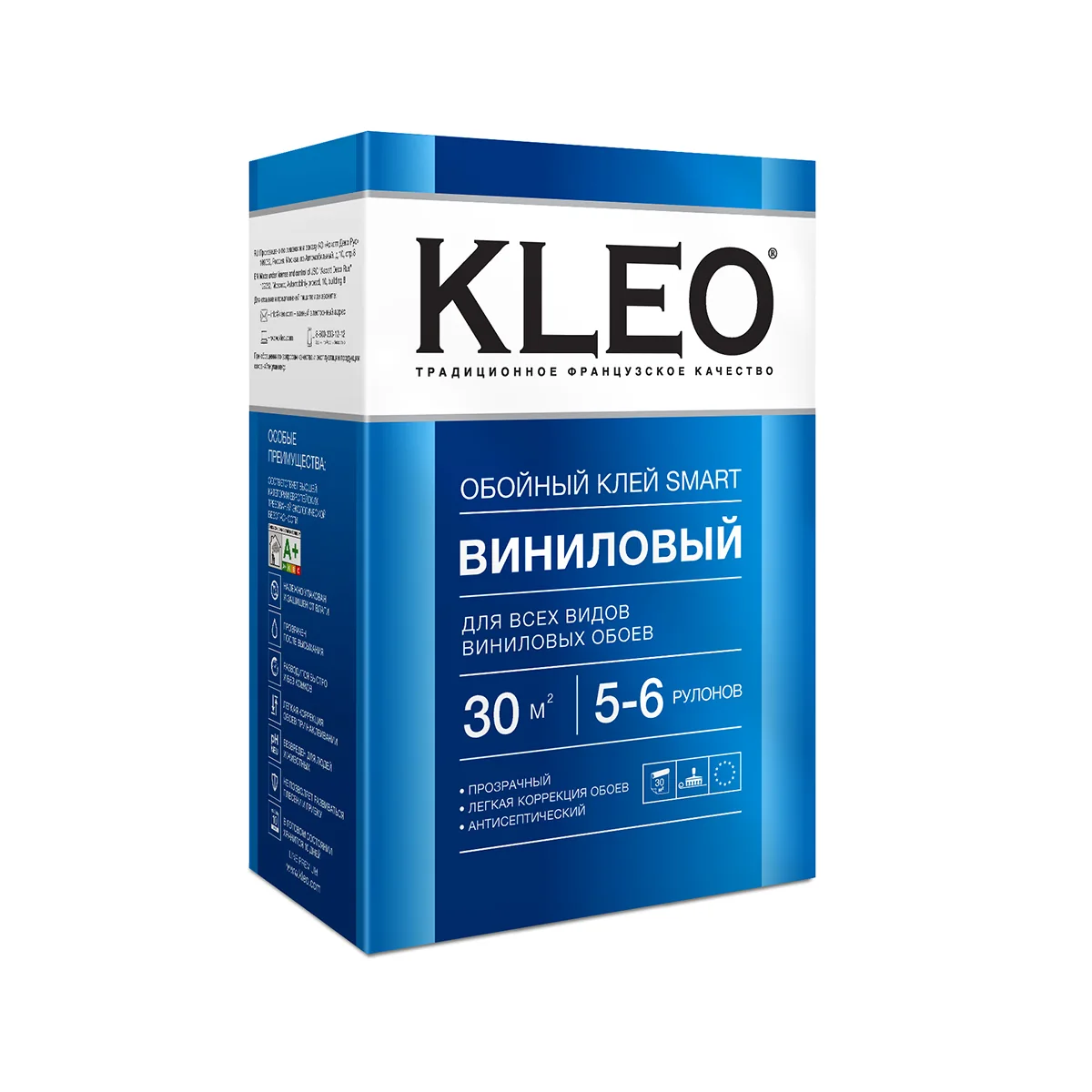 Клей обойный Kleo Smart Виниловый 150 г — фотография товара